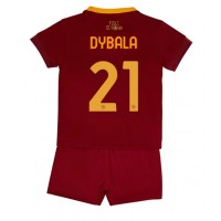 Dres AS Roma Paulo Dybala #21 Domaci za djecu 2022-23 Kratak Rukav (+ kratke hlače)